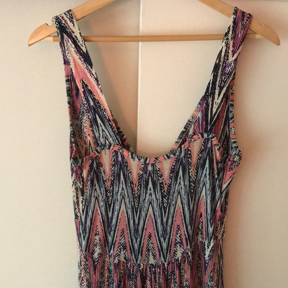 Loveapella Multicolor Chevron Maxi Dress, Small - Picture 5 of 5